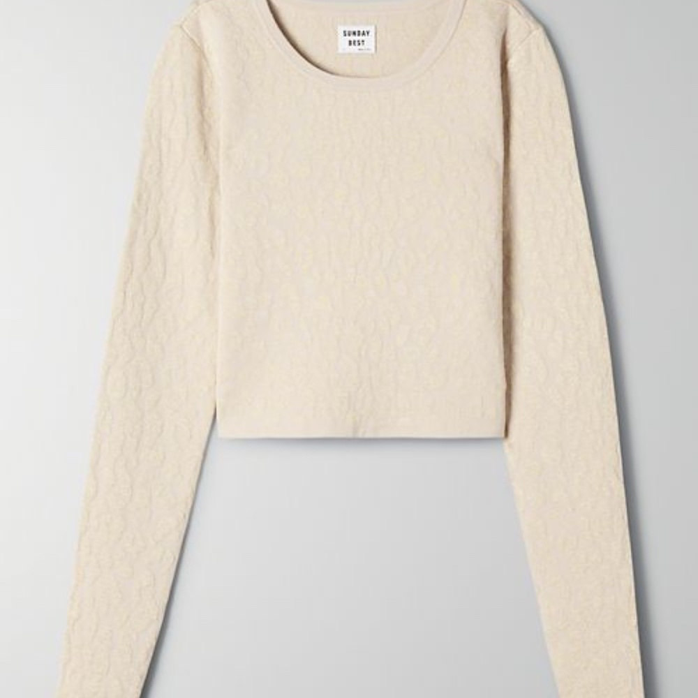 Sunday Best NWOT Knit Cropped Volpe Sweater
